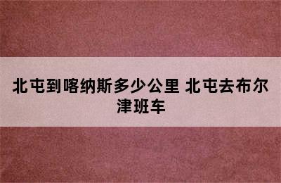 北屯到喀纳斯多少公里 北屯去布尔津班车